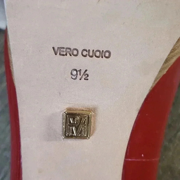 Pour La Victoire Red Patent Peeptoe Platform Pumps 9.5 Nwot - Picture 6 of 8